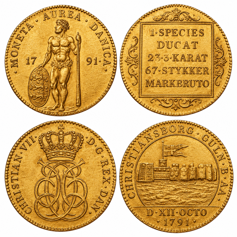 1 Ducato Danese in oro